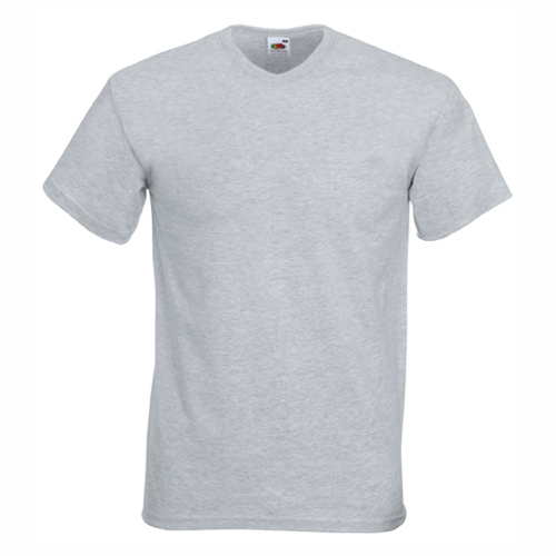 VALUEWEIGHT V-NECK T ID103  ΓΚΡΙ